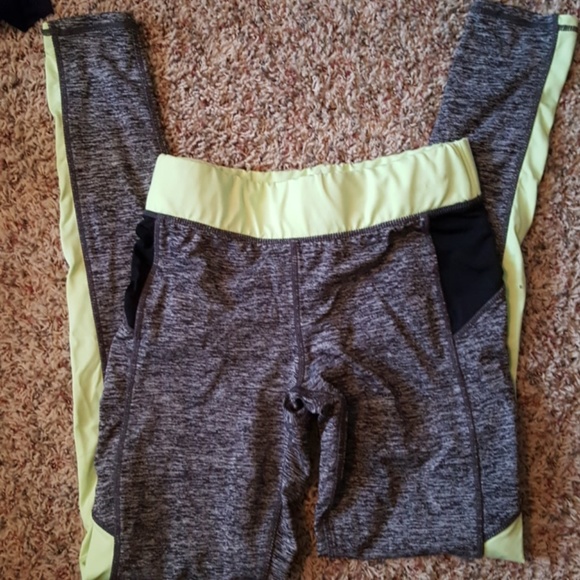 Heathered gray long leggings - Picture 2 of 3